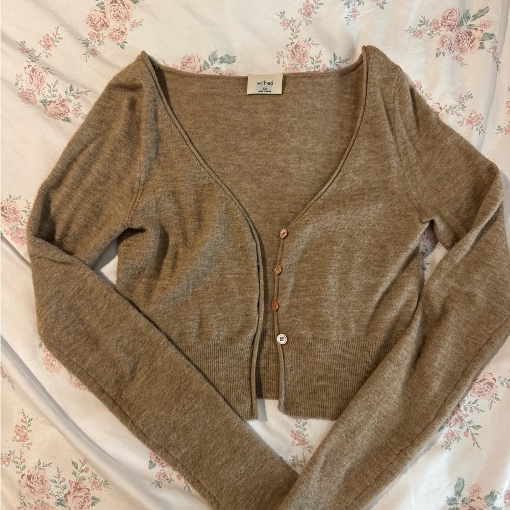 Wilfred Santorini Neutral Brown Women's Sweater